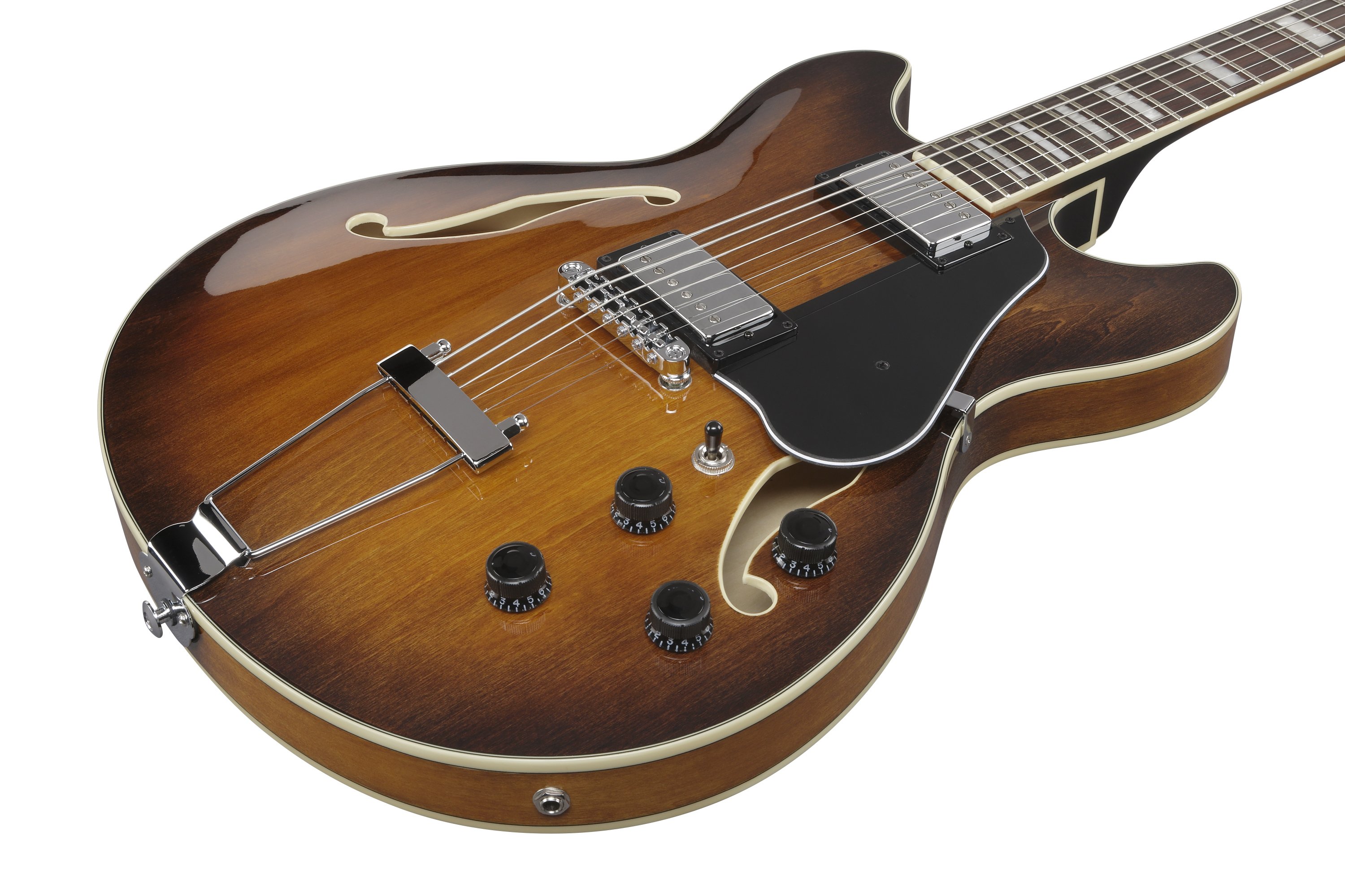 AS7328-TBC Baritone Semi-Hollow Gitarre Tobacco Brown